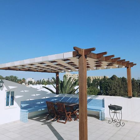 Superbe étage de villa vue sur mer Nabeul Exterior foto